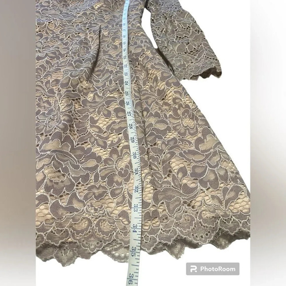 Eliza J Fit & Flare Lace Dress Sz 6 - Picture 10 of 12